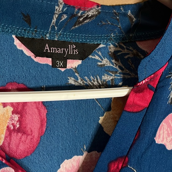 Summer short sleeve plus size blouse - Picture 2 of 2